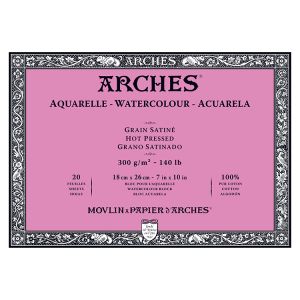 Arches Watercolor Block Hot Press 140lb 7x10