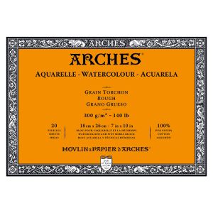Arches Watercolor Block Rough 140lb 7x10
