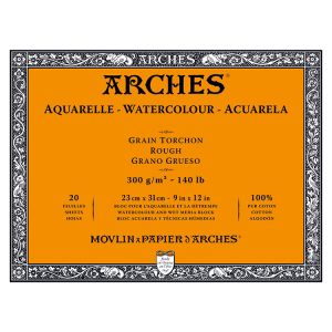 Arches Watercolor Block Rough 140lb 9x12