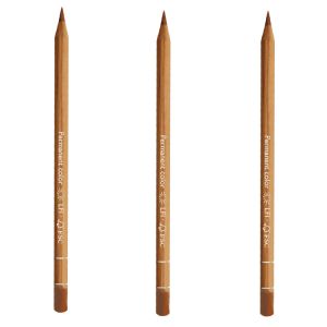 Caran d'Ache Luminance Pencil Brown Ochre Box of 3