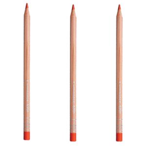 Caran d'Ache Luminance Pencil Permanent Red Box of 3