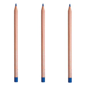 Caran d'Ache Luminance Pencil Phthalo Blue Box of 3