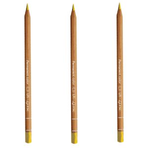 Caran d'Ache Luminance Pencil Golden Bismuth Yellow Box of 3