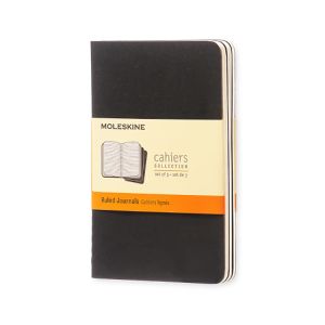 Moleskine Cahier Black Ruled 3.5x5.5