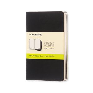Moleskine Cahier Black Plain 3.5x5.5