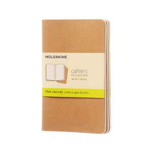 Moleskine Cahier Kraft Plain 3.5x5.5