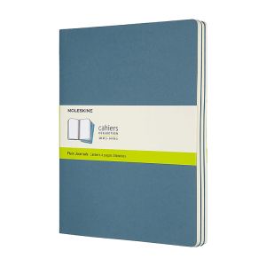 Moleskine Cahier Brisk Blue Plain 7.5x10