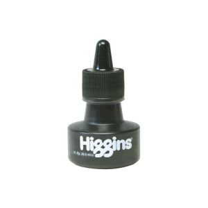 Higgins Black Non Waterproof Drawing Ink 1oz