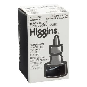 Higgins Waterproof Black India Ink 1oz