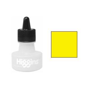 Higgins Pigmented Drawing Ink Lemon 1oz