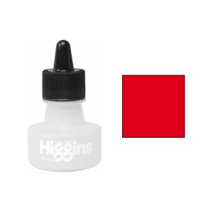 Higgins Pigmented Drawing Ink Red 1oz