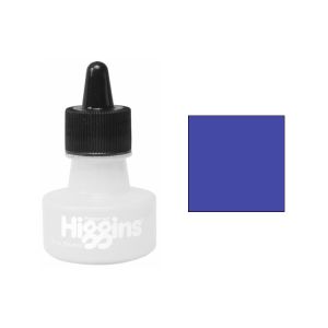 Higgins Pigmented Drawing Ink Blue 1oz