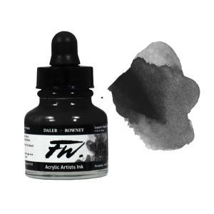 Daler Rowney FW Acrylic Ink 1oz Black India