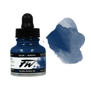 Daler Rowney FW Acrylic Ink 1oz Prussian Blue Hue