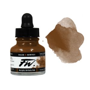 Daler Rowney FW Acrylic Ink 1oz Burnt Umber