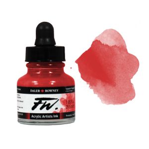 Daler Rowney FW Acrylic Ink 1oz Crimson