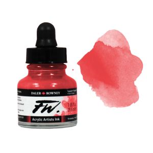 Daler Rowney FW Acrylic Ink 1oz Flame Red