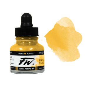 Daler Rowney FW Acrylic Ink 1oz Brilliant Yellow