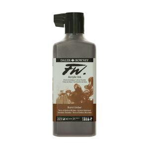 Daler Rowney FW Acrylic Artists Ink 6oz Burnt Umber