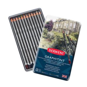 Derwent Graphitint Pencil Tin 12