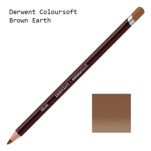 Derwent Coloursoft Pencil Brown Earth