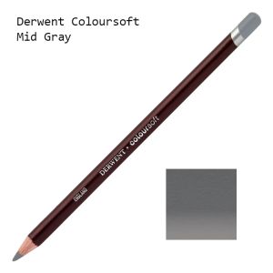 Derwent Coloursoft Pencil Mid Grey