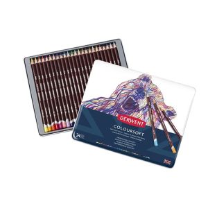Derwent Coloursoft Pencil 24 Tin