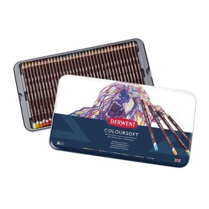 Derwent Coloursoft Pencil 36 Tin
