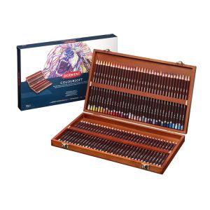 Derwent Coloursoft Pencil 72 Wood Box