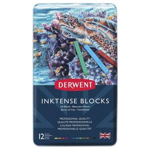 Derwent Inktense Blocks Set of 12 Tin