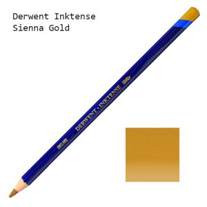 Derwent Inktense Pencil Sienna Gold