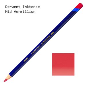 Derwent Inktense Pencil Mid Vermillion