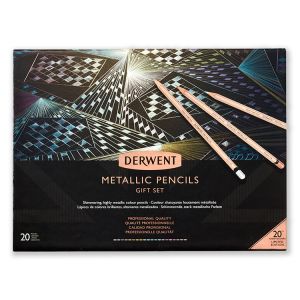 Derwent Metallic 20th Anniversary 20 Pencil Tin Set