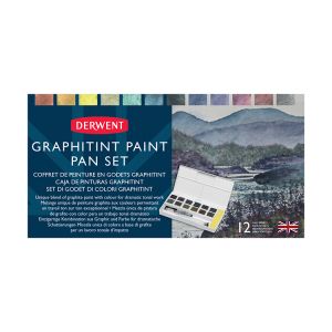Derwent Graphitint Paint Pan 12 Color Set