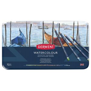 Derwent Watercolor Pencil 72 Color Set Tin