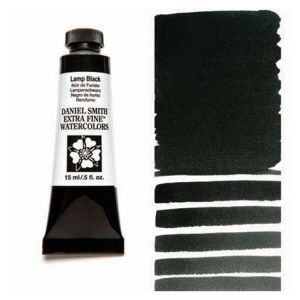 Daniel Smith Extra Fine Watercolor Lamp Black 15ml
