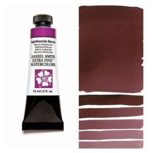Daniel Smith Extra Fine Watercolor Napthamide Maroon 15ml