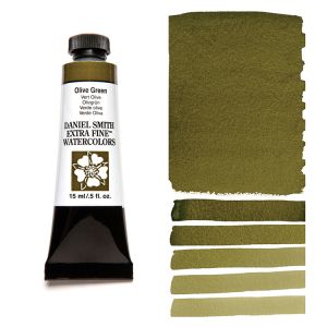 Daniel Smith Extra Fine Watercolor Olive Green 15ml