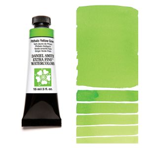 Daniel Smith Extra Fine Watercolor Phthalo Yellow Green 15ml
