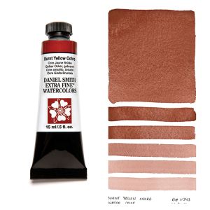 Daniel Smith Extra Fine Watercolor Burnt Yellow Ochre 15ml