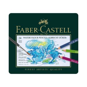 Faber Castell Albrecht Durer Watercolor Pencil Tin 24 Set