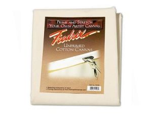 Fredrix Pro Series 12oz Unprimed Folded Cotton Canvas Blanket 54