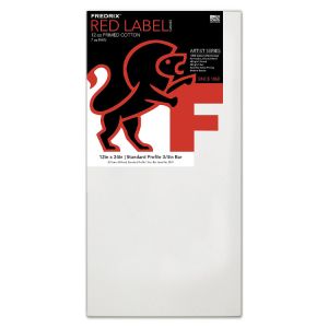 Fredrix Red Label Canvas 12x24 6 Pack