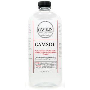 Gamblin Gamsol Odorless Mineral Spirits 33.8 oz