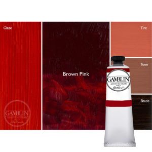 Gamblin Artist Oil Color 37ml Brown Pink