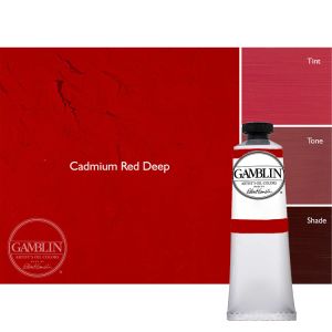 Gamblin Artist Oil Color 37ml Cadmium Red Deep ⚠️