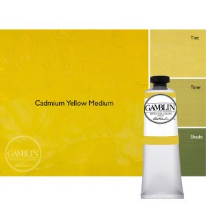 Gamblin Artist Oil Color 37ml Cadmium Yellow Medium ⚠️
