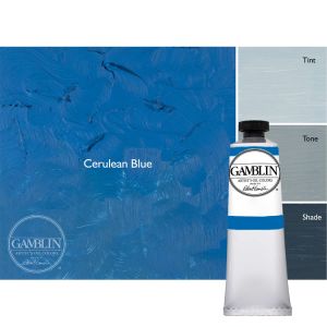 Gamblin Artist Oil Color 37ml Cerulean Blue ⚠️