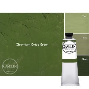 Gamblin Artist Oil Color 37ml Chromium Oxide Green