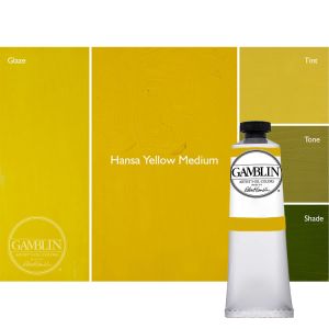 Gamblin Artist Oil Color 37ml Hansa Yellow Medium